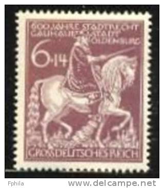 1945 REICH 600 YEARS OLDENBURG CITY RIGHTS MICHEL: 907 MNH ** - Ungebraucht