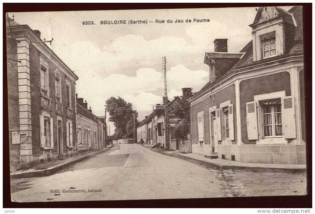 Cpa Du 72 Bouloire Rue Du Jeu De Paume LAM30 - Bouloire