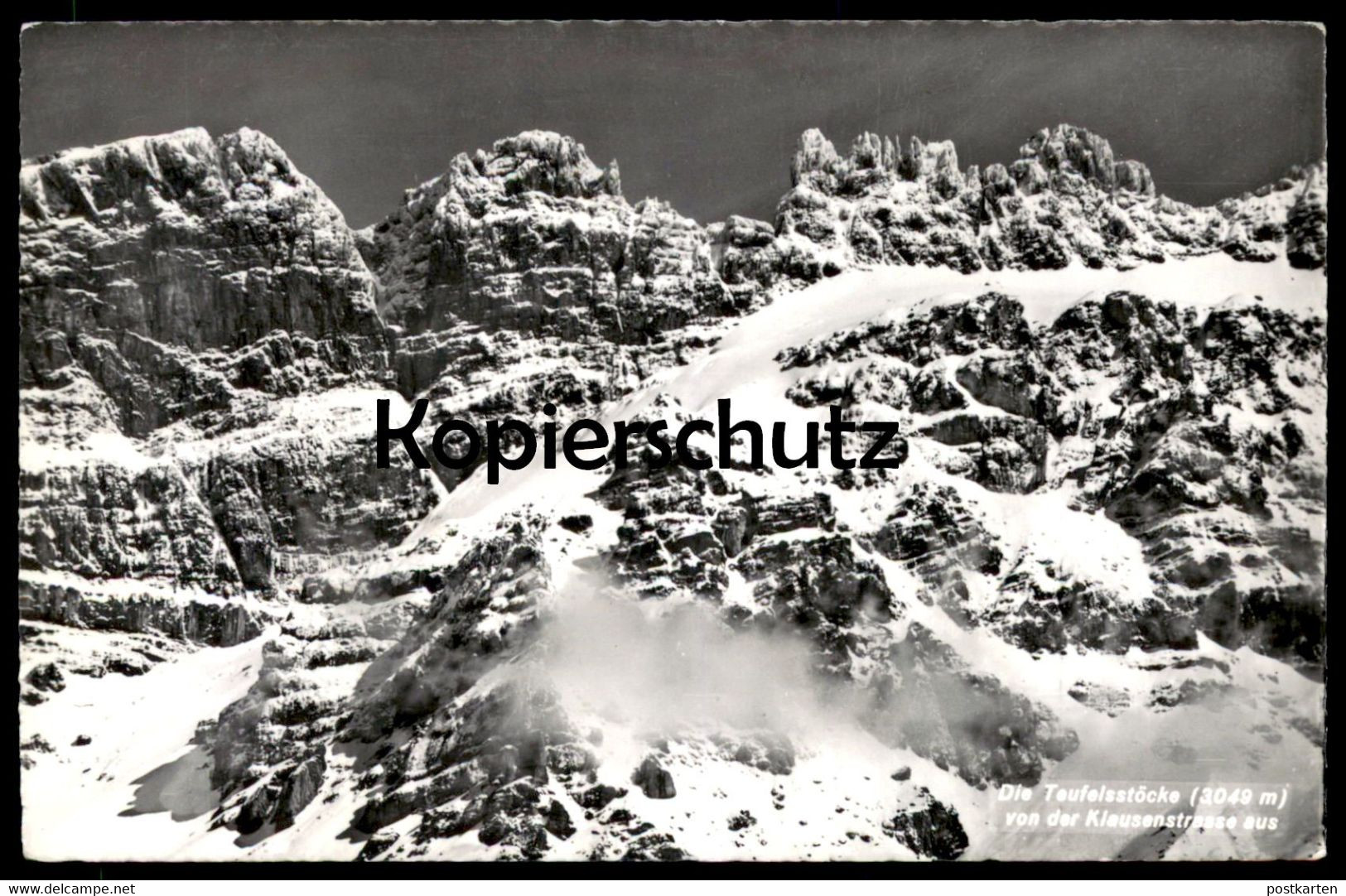 ÄLTERE POSTKARTE TEUFELSSTÖCKE VON KLAUSENSTRASSE Klausenpass Altdorf Linthal Schweiz Suisse Montain Postcard Cpa - Altdorf