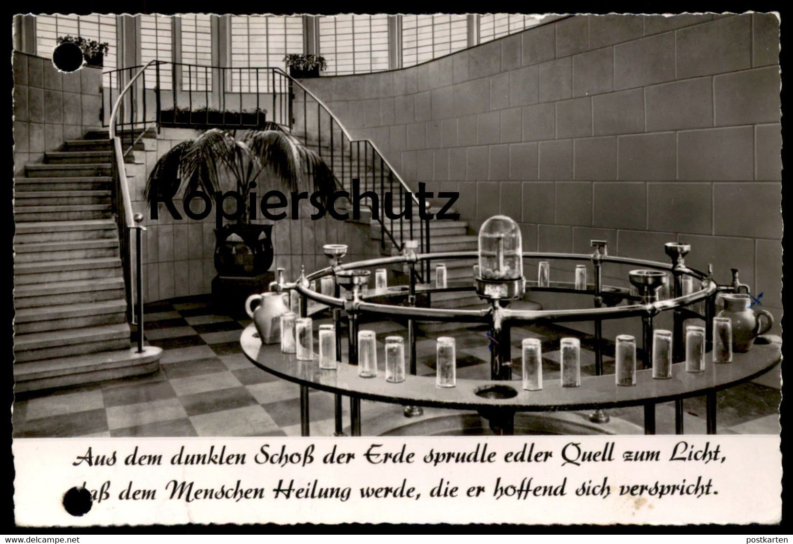 ÄLTERE POSTKARTE BAD TEINACH TRINKHALLE Schwarzwald Buvette Pump Room Quelle Mineral Spring Source Postcard Cpa AK - Bad Teinach