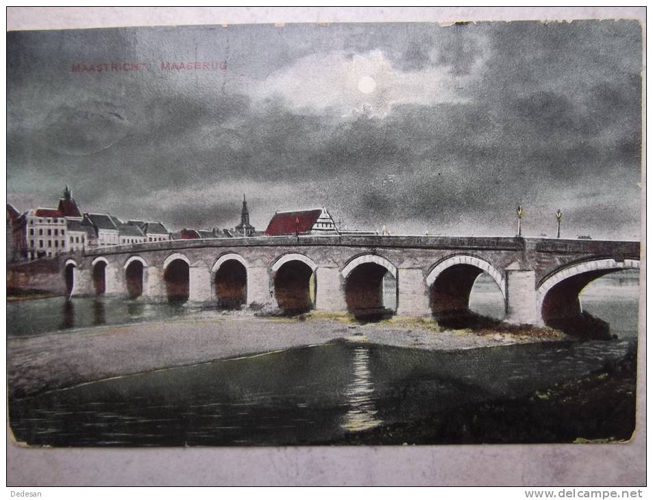 CPA Maastricht Maasbrug - Couleur 1910 - MU - Maastricht