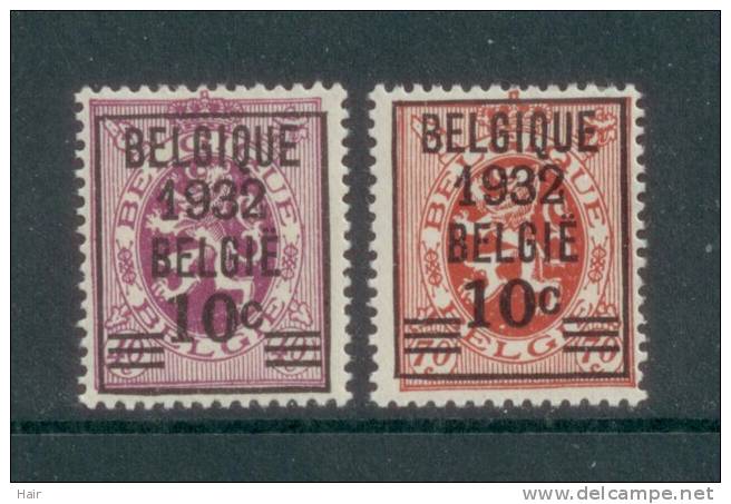 Belgique 333/34 * - 1929-1937 Lion Héraldique