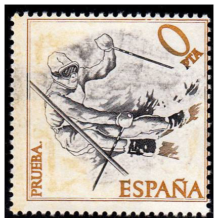 1977 SPAIN PRUEBA ESQUÍ  (FILABO 2048EPA)(*)  CV: 150€ - Variedades & Curiosidades