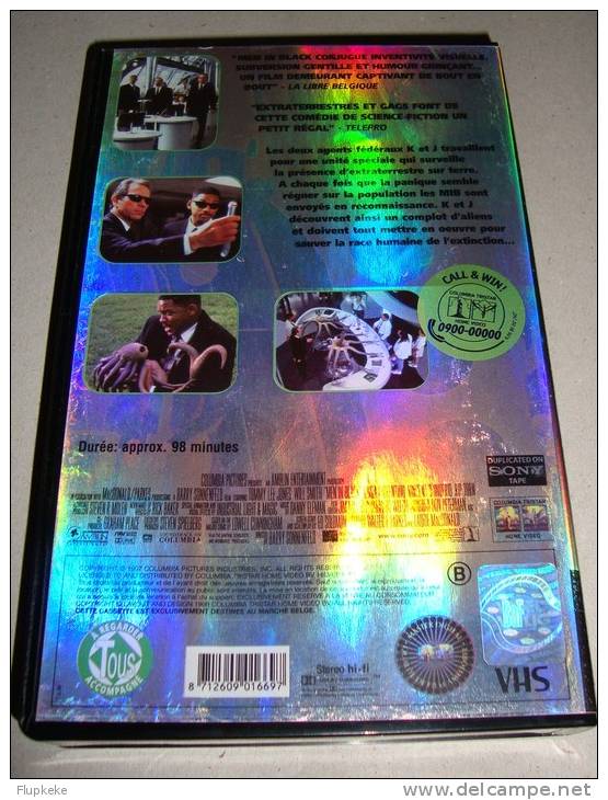 Vhs Pal Men In Black Hommes En Noir Barry Sonnenfeld 1997 Version Française - Sciences-Fictions Et Fantaisie