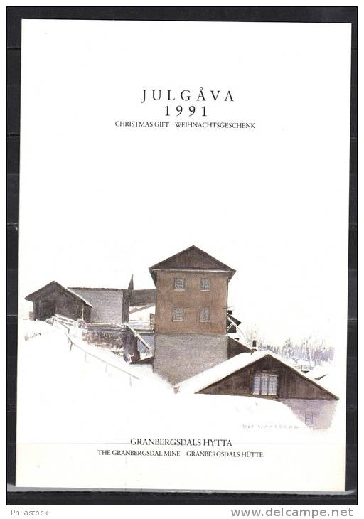 SUEDE1991 Encart De Luxe FDC Julgava - FDC