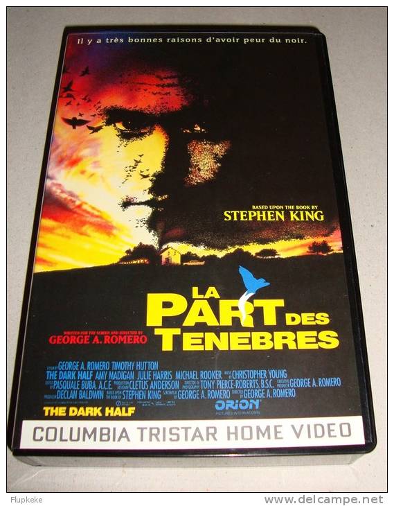 Vhs Pal La Part Des Ténèbres The Dark Half Bruce Willis Brad Pitt George A. Romero1993 Version Française - Horror