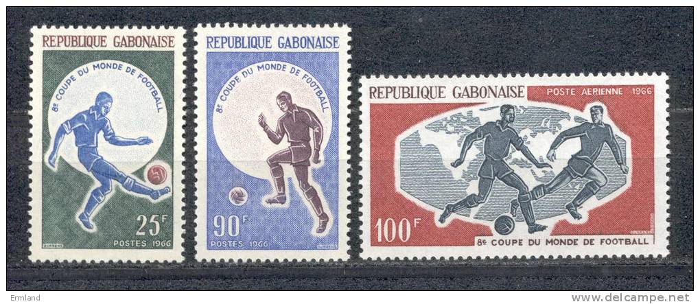 Gabun - Rep. Gabonaise 1966 - Michel 247 - 249 ** - Gabun (1960-...)