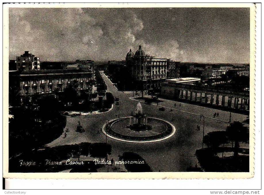 Foggia - Piazza Cavour - Veduta Panoramica - Formato Grande - Viaggiata - Andria