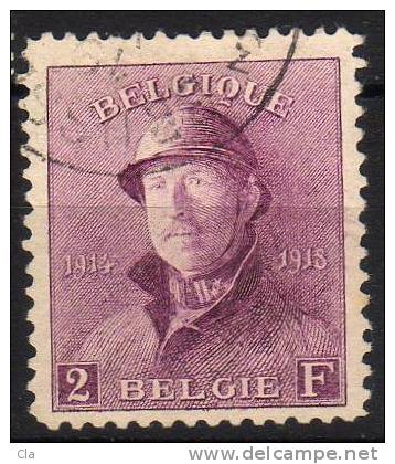 176  Obl  Cob 490 - 1919-1920 Roi Casqué