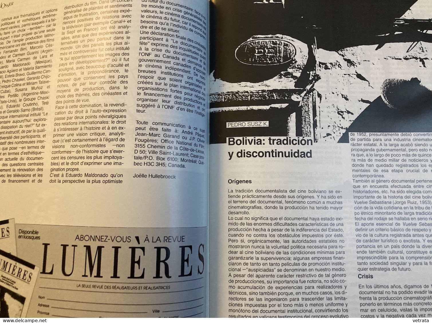 Corto Circuito N.8-9, revista trimestral de comunicacion y culturas latinas, 1989 (68 pages-éditée par l' Union Latine /