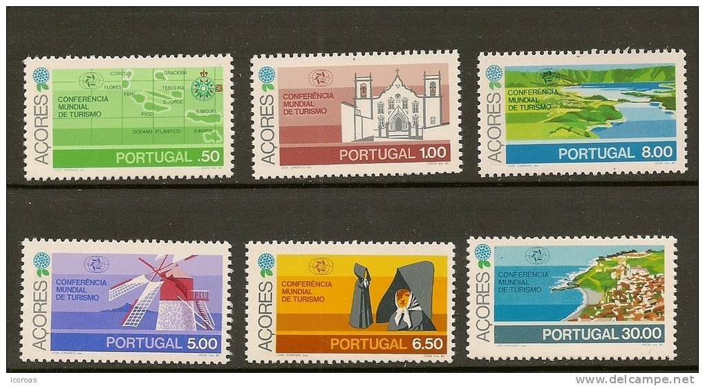 1980-Conferência Mundial De Turismo- Açores - Unused Stamps