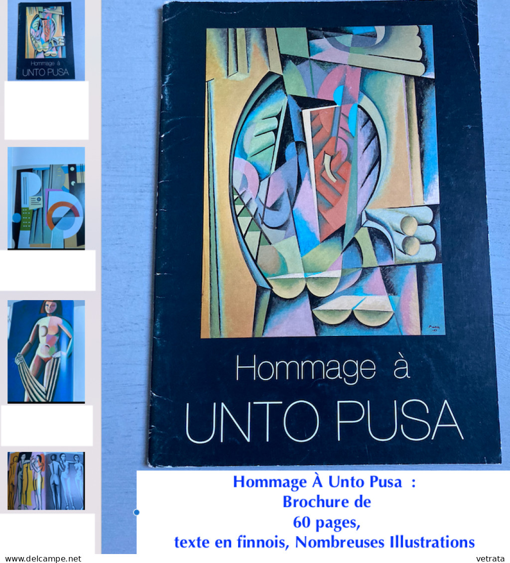 Hommage À Unto Pusa  : Brochure De 60 Pages, Texte En Finnois, Nombreuses Illustrations - Idiomas Escandinavos