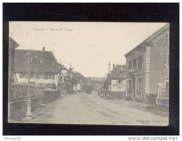 Valdoie Entrée Du Village édit.bailot Animée Tramway , Café L'espèrance ? - Valdoie