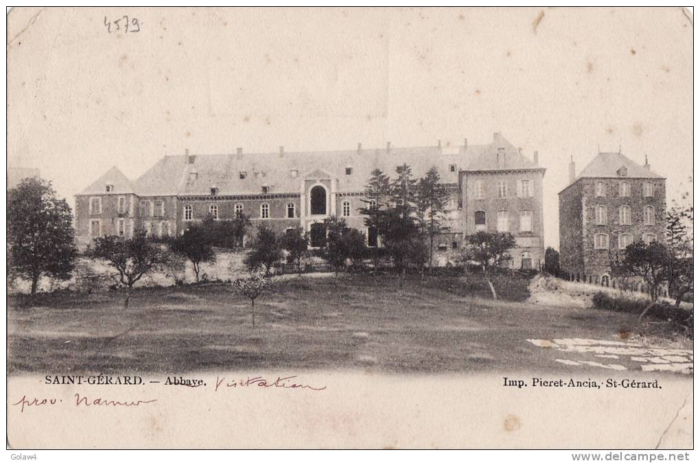 4579# SAINT GERARD DE BROGNE ABBAYE VISITATION PROVINCE DE NAMUR METTET BELGIQUE 1903 - Mettet