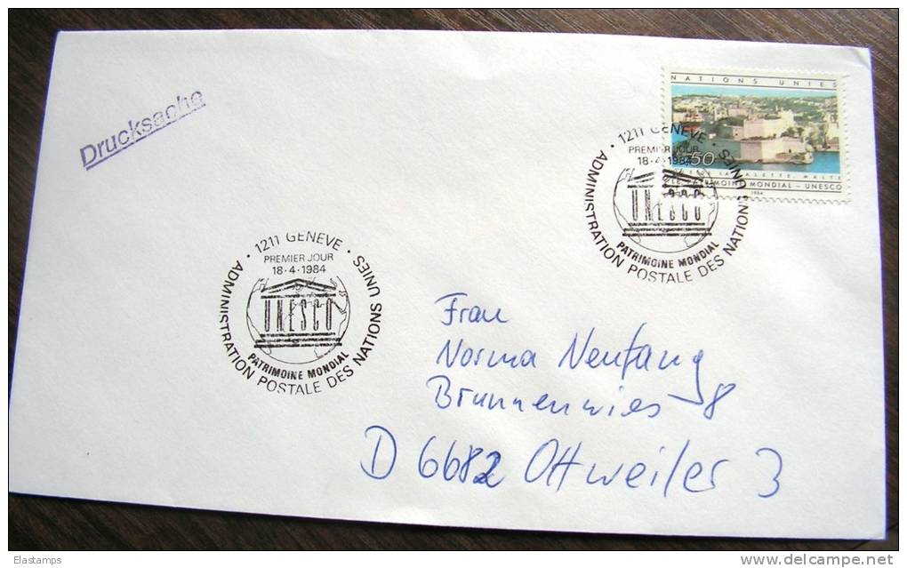 == UNO FDC 1984 - Briefe U. Dokumente