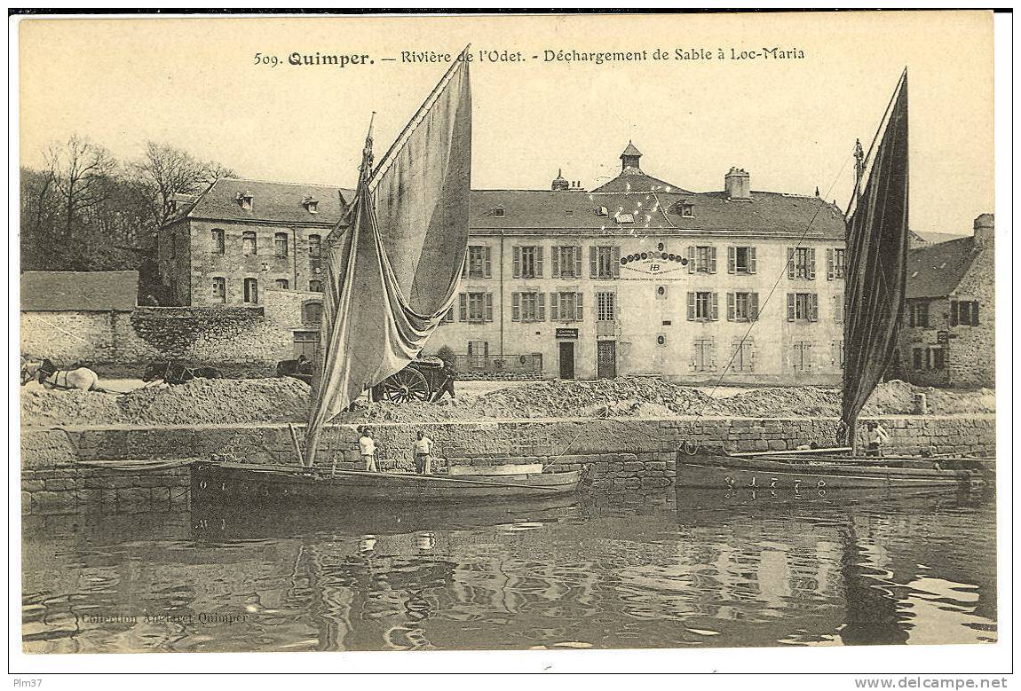 QUIMPER - Déchargement De Sable à Loc Maria - Quimper