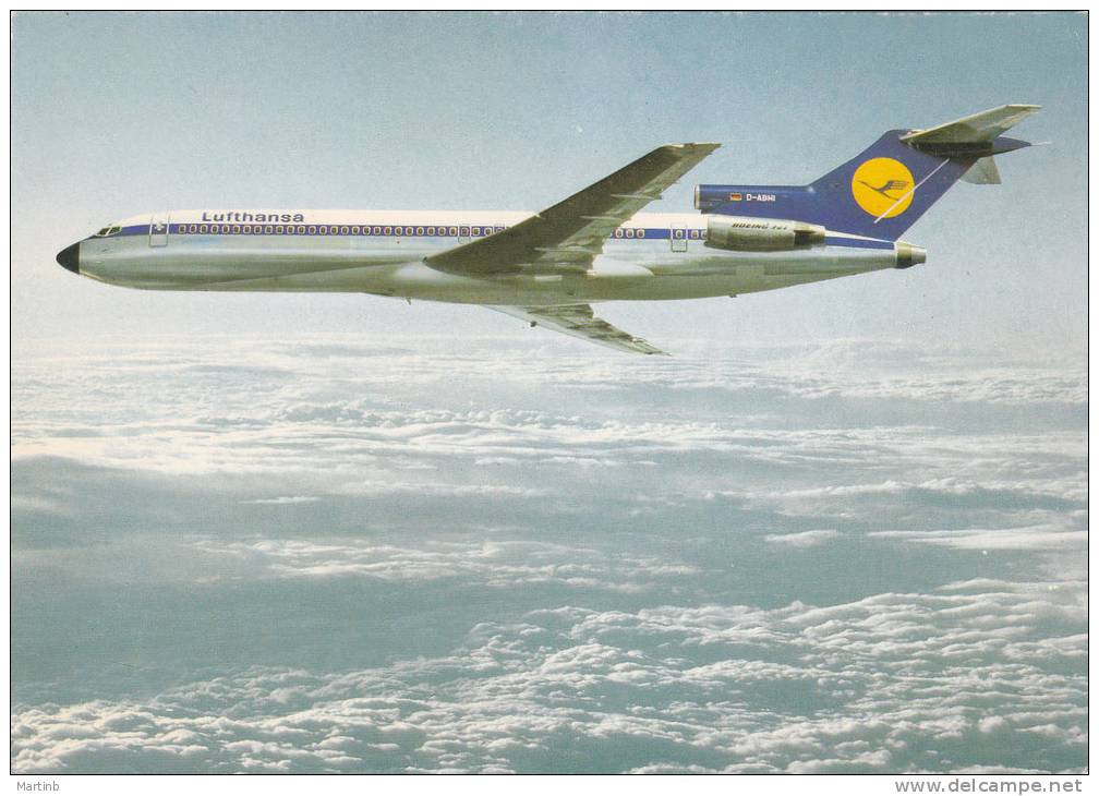 CPSM LUFTHANSA  B 727   Europa Jet - 1946-....: Ere Moderne