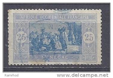 SENEGAL 1914 Market  -  25c. - Blue And Ultramarine  FU - Gebraucht