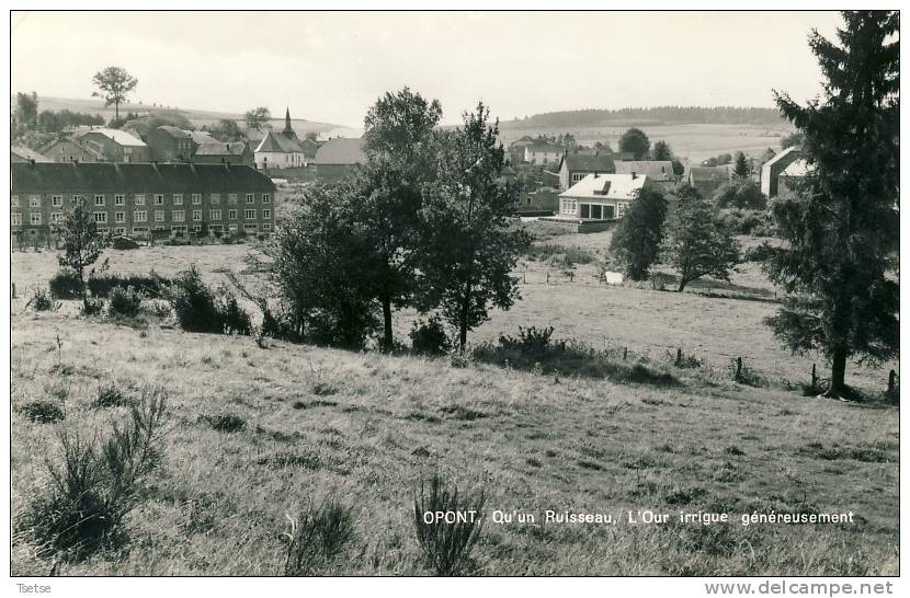 Opont - Qu'un Ruisseau, L'Our Irrigue Généreusement  -1969( Voir Verso ) - Paliseul