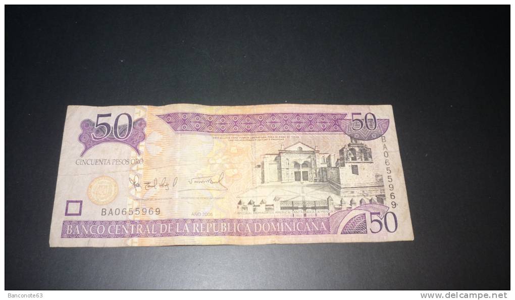 Rep. Dominicana.  50 Pesos  2006 - Repubblica Dominicana