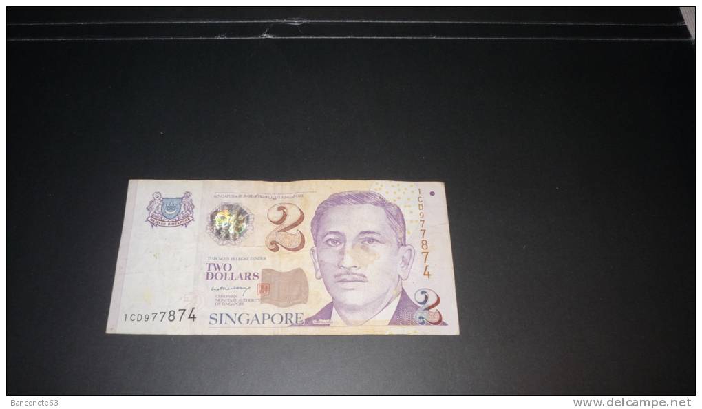 Singapore. 2 Dollars - Singapour