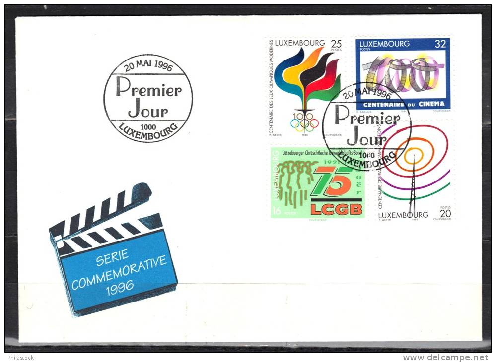 LUXEMBOURG 1996 Enveloppe FDC - FDC