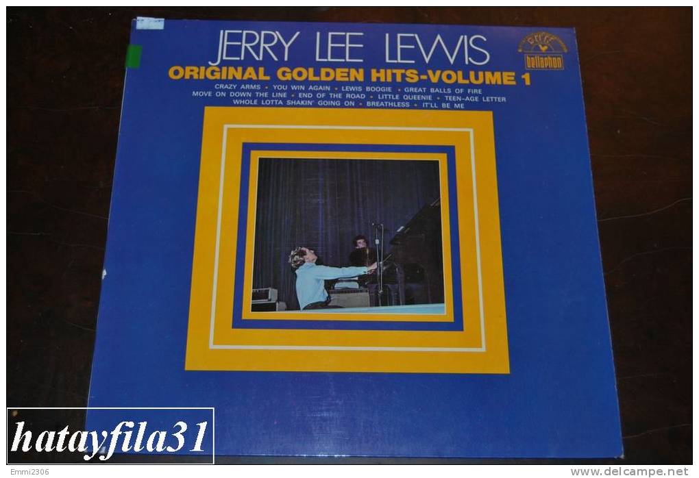 Jerry Lee Lewis Original Golden Hits-Volume 1 BI 1580  Printed Germany 1969 (33) - Rock