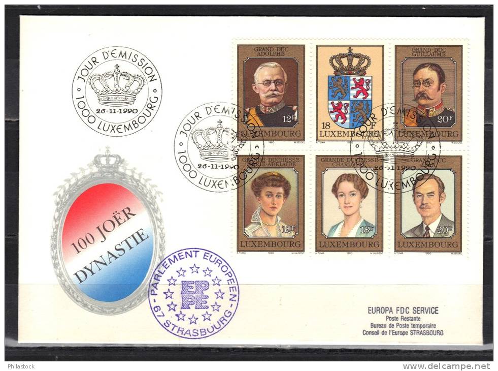 LUXEMBOURG 1990 Enveloppe FDC - FDC