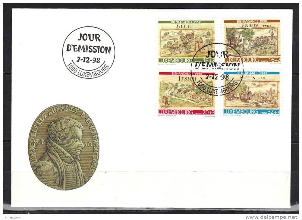 LUXEMBOURG 1998 Enveloppe FDC - FDC