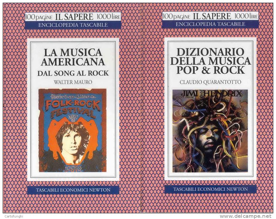 S LA MUSICA AMERICANA + DIZIONARIO MUSICA POP & ROCK DUE VOLUMI - Cinema & Music