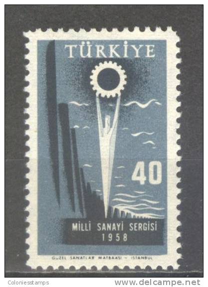 (SA1024) TURKEY, 1958 (National Industry Exhibition). Mi # 1609. MNH** Stamp - Unused Stamps