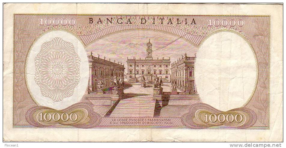 **** ITALIA - ITALIE - 10000 LIRE MICHELANGELO 1962 **** EN ACHAT IMMEDIAT !!! - 10000 Lire
