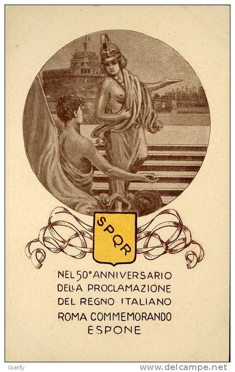 ROMA 50° DEL REGNO D'ITALIA 1911 - Manifestations