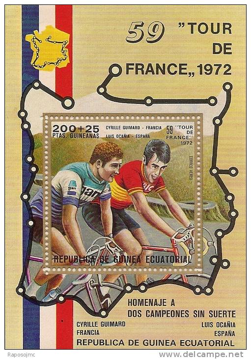 Guinea Ecuatorial 1972, Tour De Francia. - Guinea Ecuatorial