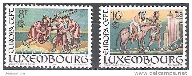 Luxembourg 1983 Michel 1074 - 1075 Neuf ** Cote (2015) 6.00 Euro Europa CEPT 1983 - Unused Stamps