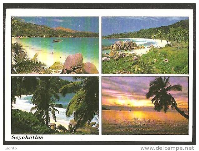 Seychelles Tropical Sunset Victoria 2000 - Seychelles