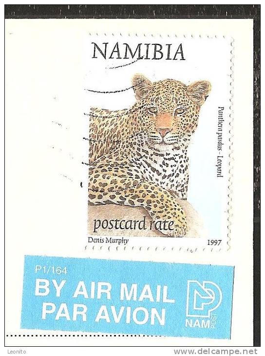 Namibia Windhoek Capital Of Namibia Africa Stamp Leopard 1997 - Namibie