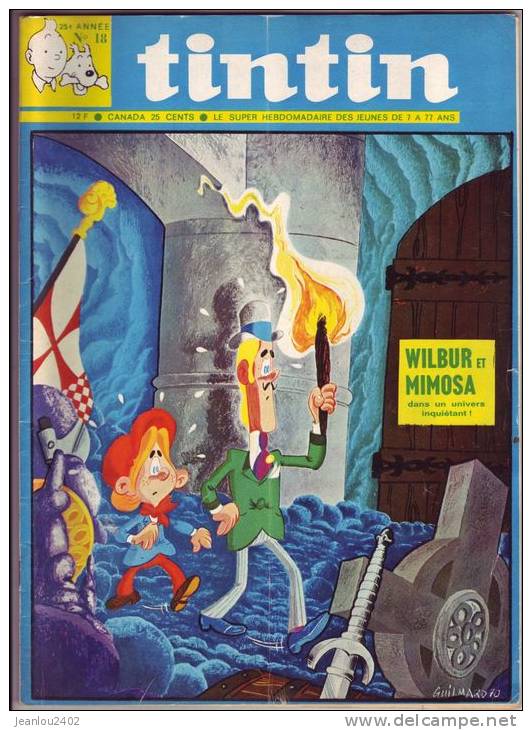 TINTIN N° 18 DU 5 MAI 1970 - Tintin