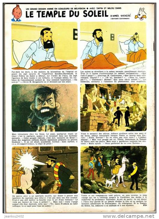 TINTIN N° 6 DU 10 FEVRIER 1970 - Tintin