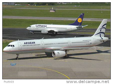 AIRPLANE - AK 87871 Aegean - Airbus A321-232 - 1946-....: Moderne