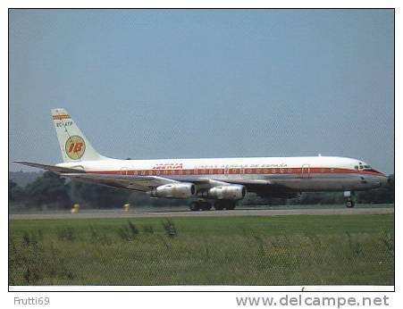 AIRPLANE - AK 87880 Iberia - Douglas DC-8-52 - 1946-....: Ere Moderne