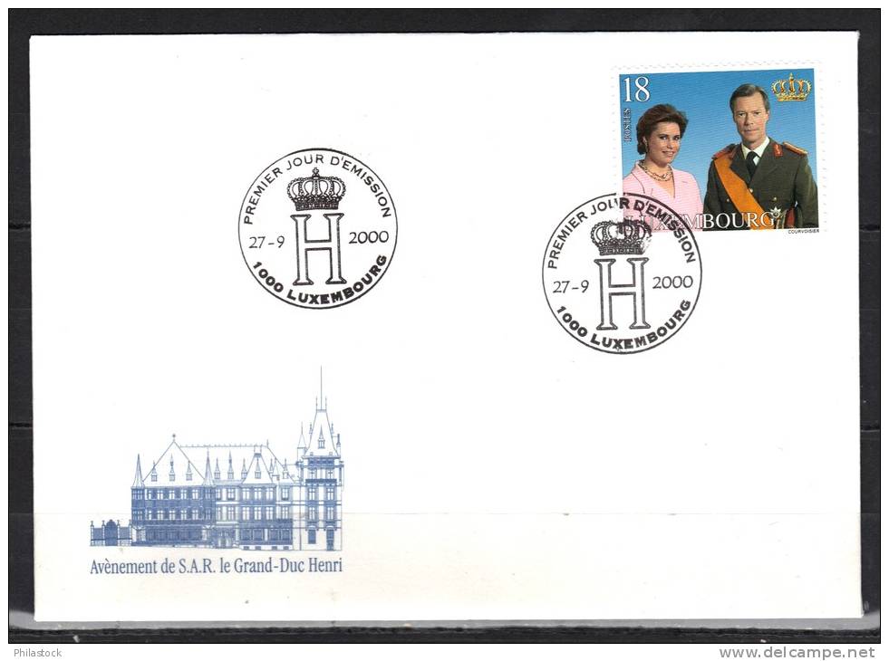 LUXEMBOURG 2000 Enveloppe FDC - FDC