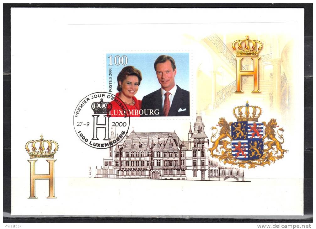 LUXEMBOURG 2000 Enveloppe FDC - FDC