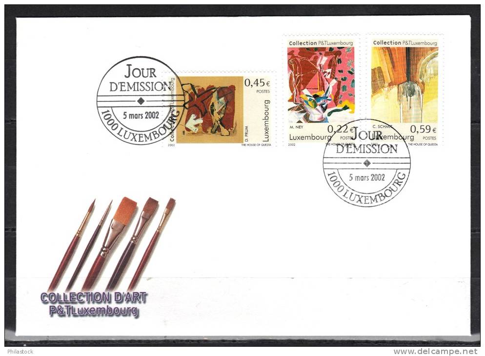 LUXEMBOURG 2002 Enveloppe FDC - FDC