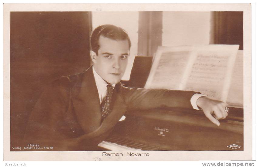 18506 Ramon Novaro . Ross Berlin 1821/ 2 SW 68. Piano Sohmer ? - Acteurs