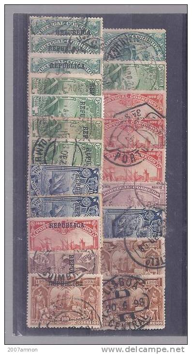 PORTUGAL CLASSIC STAMPS USED - Usado
