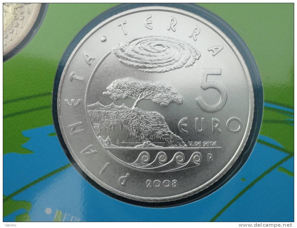 2008 - 5  Euro Euros San Marino Argent  - Saint Marin - Scellée Du Coffret BU - San Marino