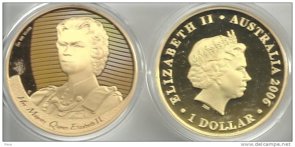 AUSTRALIA $1 FIGURES OF NOTES FROM $1 COLOURED QEII HEAD1YEARTYPE 2006 NR SILVER 1Oz PROOF READ DESCRIPTION CAREFULLY!! - Sonstige & Ohne Zuordnung