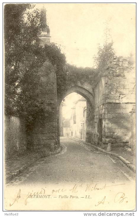 60/ CPA 1900 - Clermont - Vieille Porte - Clermont