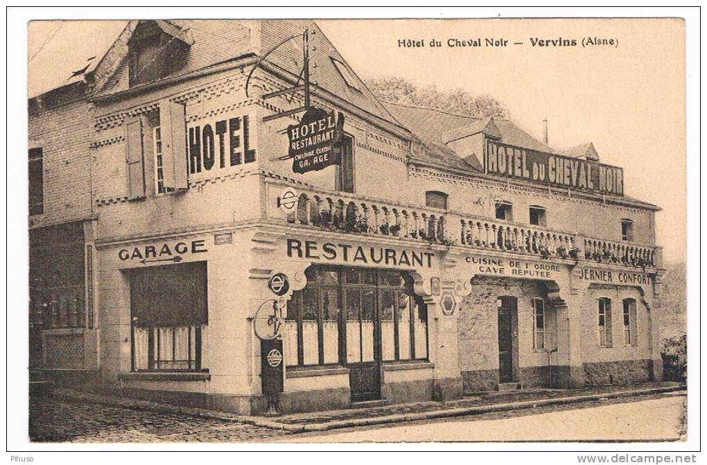 *1649*   VERVINS : Hotel Du Cheval Noir - Vervins